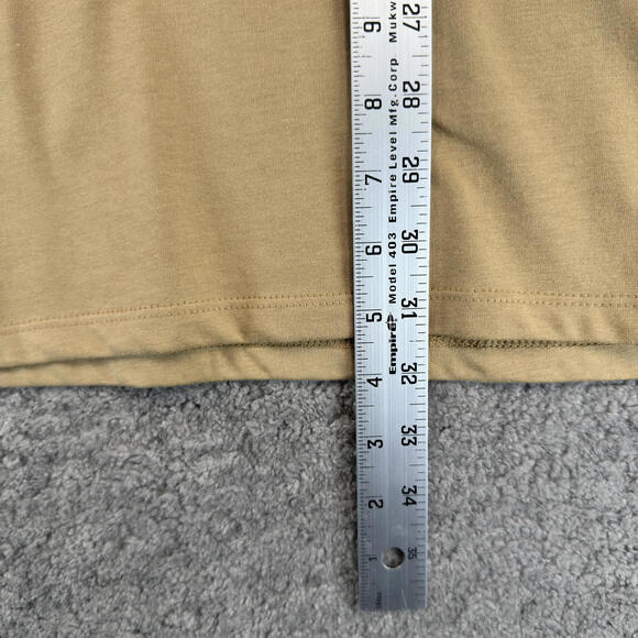 Guess Men's Greg Logo Crew Holofoil T-Shirt XL‎ Toasted Taupe - Picture 4 of 8